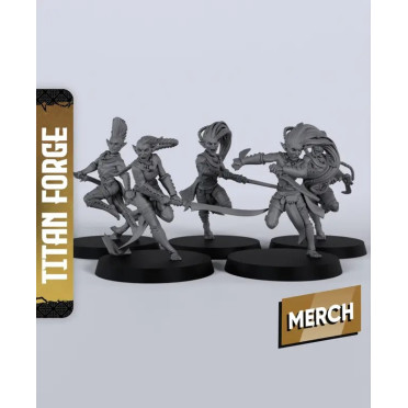 Titan Forge – Sylvans Elves – 5x Blade Dancers