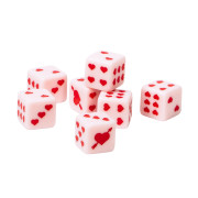 Set of 4 D6 - Sweetheart Dice