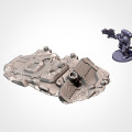 Txarli - Décors Science fiction - Epaves tank 1