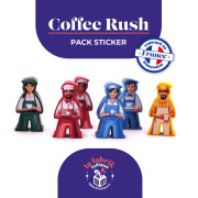 Coffee Rush - Pack de Stickers