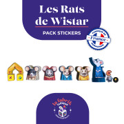 Les Rats de Wistar - Pack de Stickers