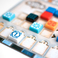 Set of 4 transparent 3D-printed overlays for Azul 4