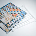 Set of 4 transparent 3D-printed overlays for Azul 6
