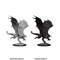 D&D Nolzur's Marvelous Unpainted Miniatures : Young Black Dragon 2