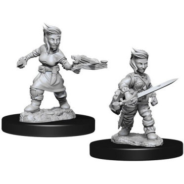 Pathfinder Battles Deep Cuts Unpainted Miniatures: Female Halfling Rogue