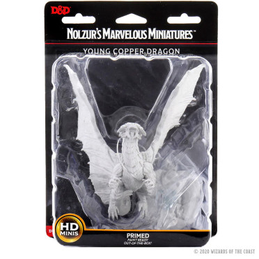 D&D Nolzur's Marvelous Unpainted Miniatures : Young Copper Dragon