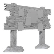 Wizkids Deep Cuts Unpainted Miniatures: Bounty Board