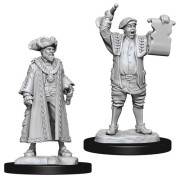 Wizkids Deep Cuts Unpainted Miniatures: Mayor & Town Crier