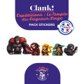 Clank! Expeditions Temple of the Ape Lord! - Sticker Pack 0