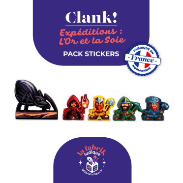Clank! Expeditions: Gold and Silk! - Sticker Pack