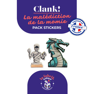Clank The Mummy's Curse - Sticker Pack