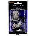 Pathfinder Battles Deep Cuts Unpainted Miniatures: Cultist & Devil 1