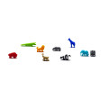 Savannah Animals Meeple 8pcs Set - Mixed Colors 2