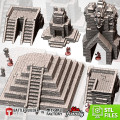 Txarli - Décors Fantasy - Jungle Buildings 10