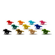 Horse Racer Rider Meeple - Mega Pack (55Pcs 11 Color)