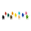 Pirate Meeple - Mega Pack (55Pcs 11 Color) 0