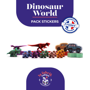 Dinosaur World - Pack de Stickers