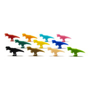 T-Rex Dinosaur Meeple - Mega Pack (55Pcs 11 Color)