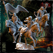 The Beholder Miniatures - Sylvains - Meadow Riders Commanding Squad