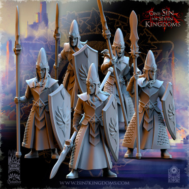 The Beholder Miniatures - Elfes - Kingdom Milicians