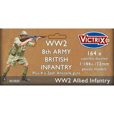 British 8th Army Infantry (12mm)