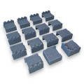 Lot de murs 3D compatible avec Zombicide White Death 4