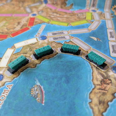 Ticket to Ride - Industrial transport trains 3D