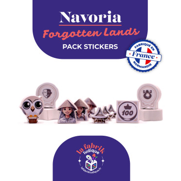 Navoria Les terres oubliées - Pack de Stickers