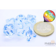 Set de 7 Mini Dés JDR Chessex : Borealis