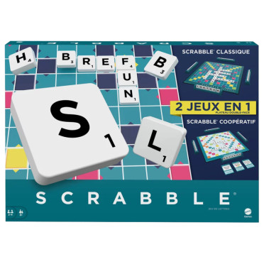 Scrabble Classique - 2 Jeux en 1
