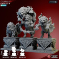 Ghamak - Fantasy - Akai - Komainu Statue 0