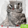 Txarli - Fantasy terrain - Ruins on the mountain LOTR 0