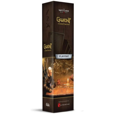 Tapis de Jeu Gwent : Le Jeu de Cartes Légendaire - Effet Bois