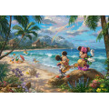 Puzzle - Mickey and Minnie in Hawaii - 1000 pièces 1