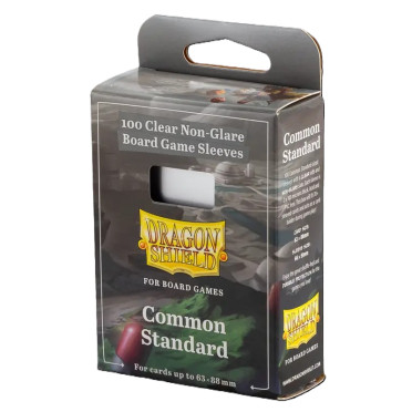100 Dragon Shield : Board Game Sleeves - Common Standard 63x88mm