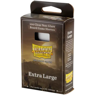 100 Dragon Shield : Board Game Sleeves - Extra Large 65x100mm