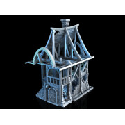 3D4U - Beetroot House in Ruins - Medieval Town Set