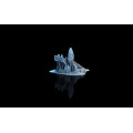 3D4U - Bridge Half - Medieval Town Set 5