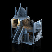 3D4U - House Ruine II - Medieval Town Set