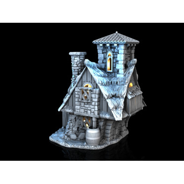 3D4U - Elderberry Cottage - Medieval Town Set