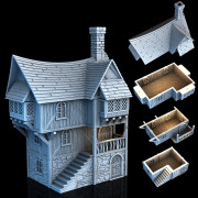 3D4U - Greendale House - Medieval Town Set