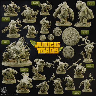 Cast n Play - Crapaux de la Jungle - Set Complet