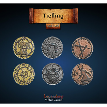 Tiefling Coin Set