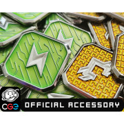 SETI - Energy and Credit Enamaled Metal Token Set
