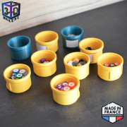 Pots de rangement empilables à visser