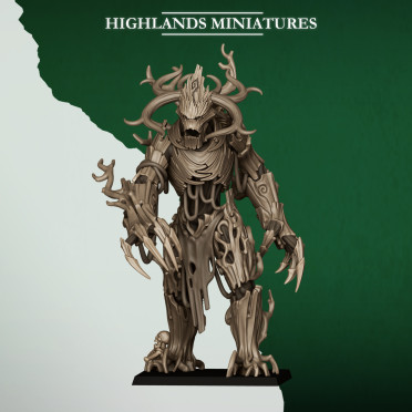 Highlands Miniatures - Feral Elf - Giant Tree