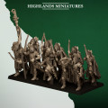 Highlands Miniatures - Feral Elf - Feral Archers With EMC 0