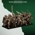 Highlands Miniatures - Feral Elf - Feral Archers With EMC 1