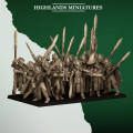 Highlands Miniatures - Feral Elf - Feral Spearmen 0