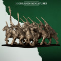 Highlands Miniatures - Feral Elf - Feral Mounted Archers 3